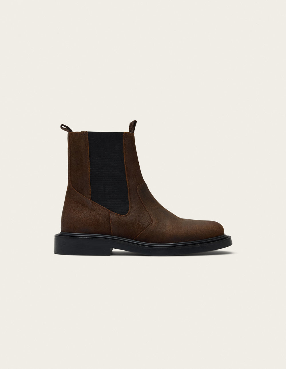 Bottines Milea - Suède huilé marron foncé