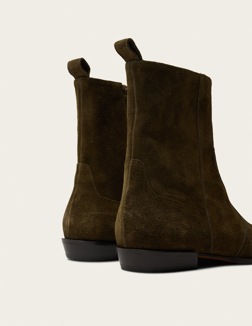 Bottines Naka - Suède kaki