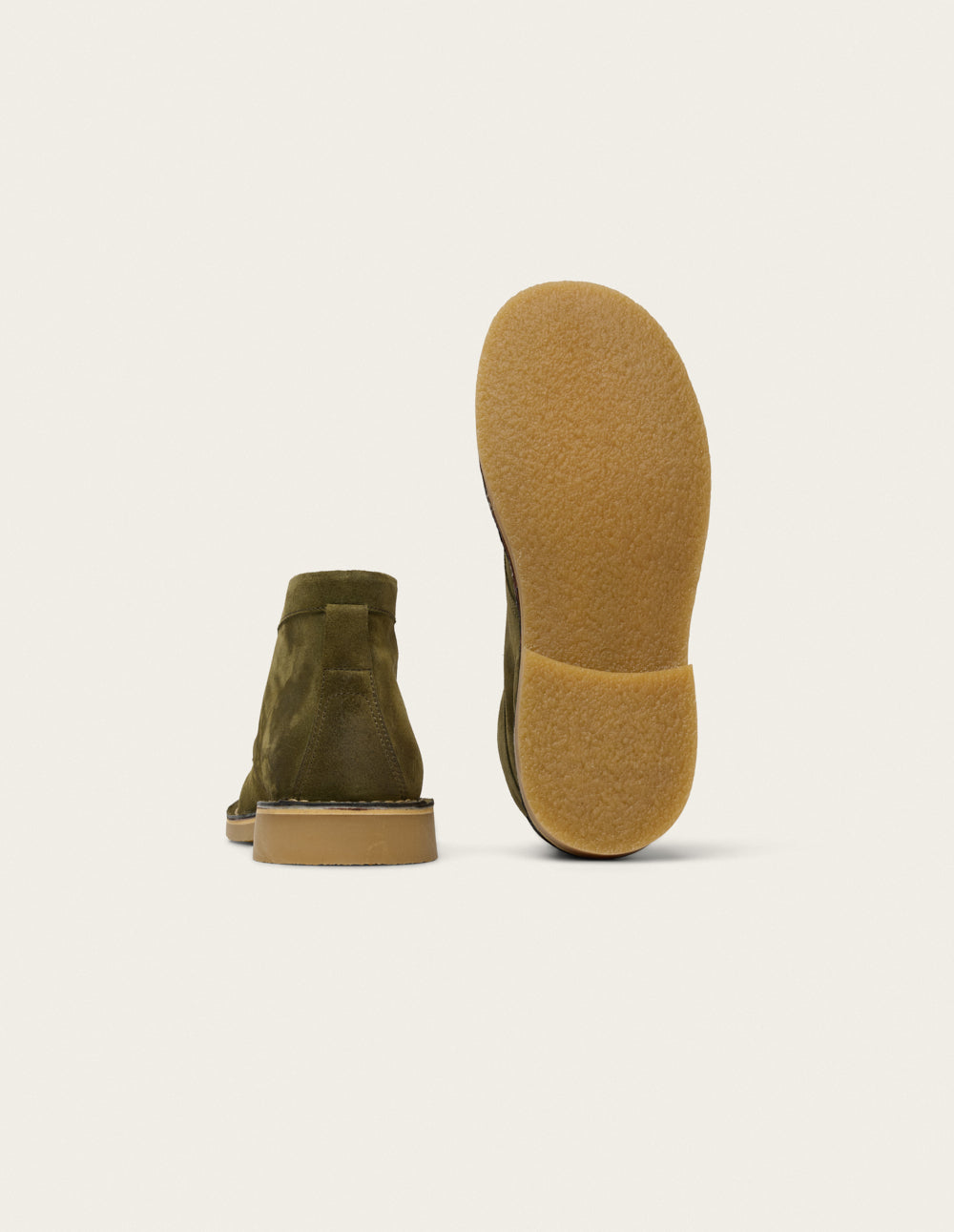 Bottines Navel - Suède huilé kaki