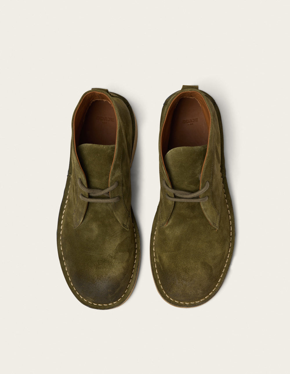 Bottines Navel - Suède huilé kaki