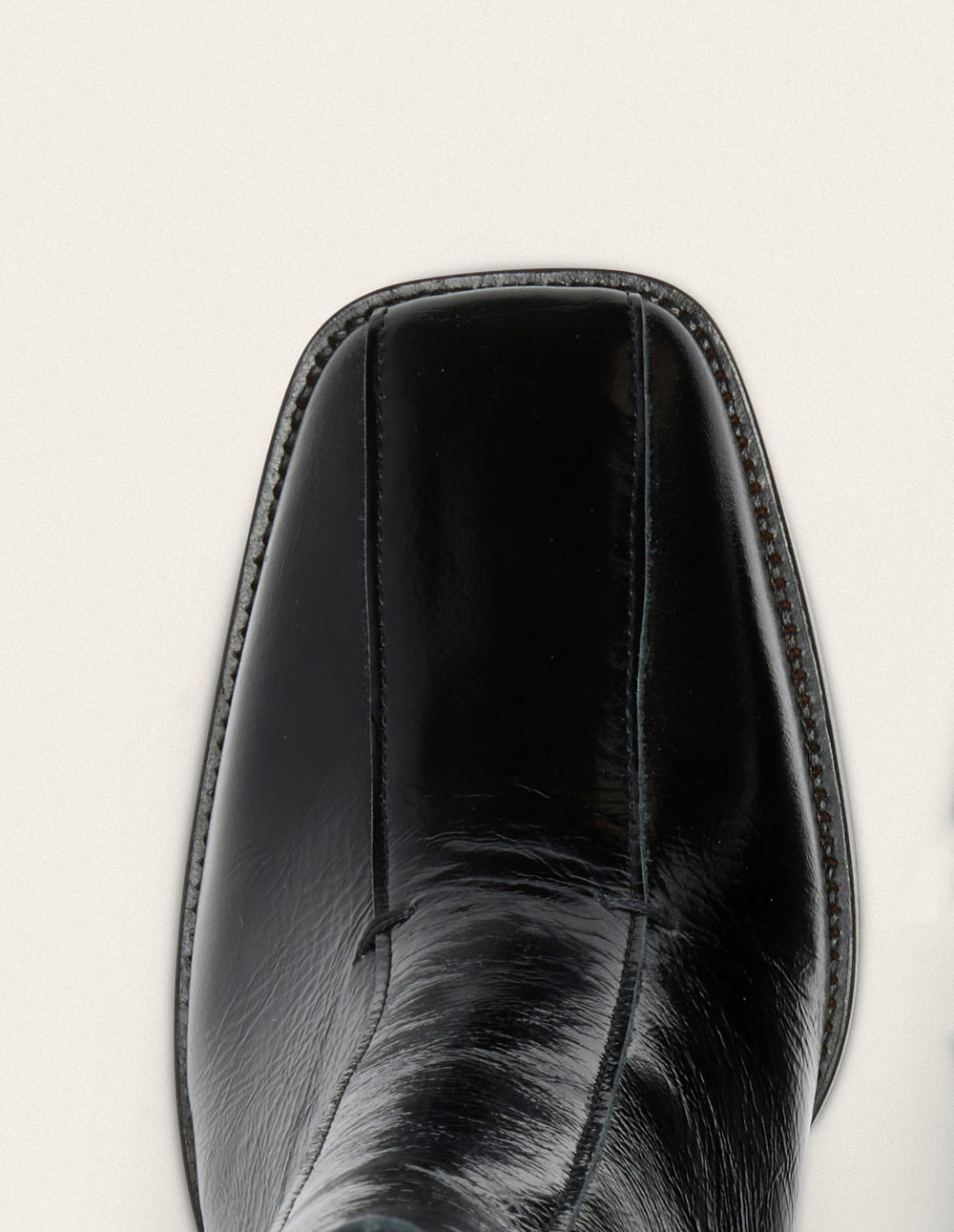 Bottines à talons Sorali - Cuir plissé noir
