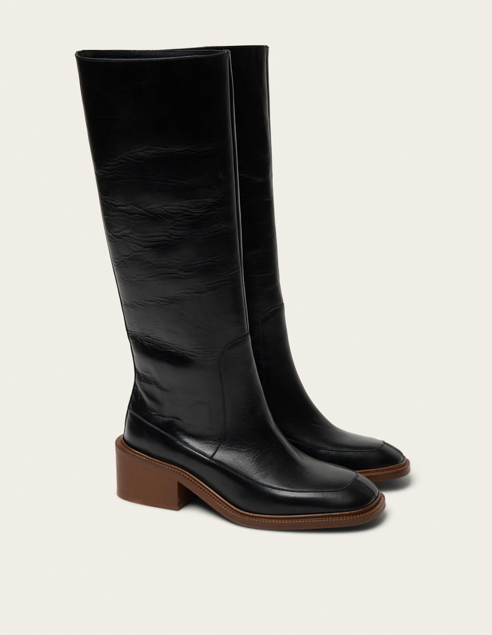 Torez Boots - Black Leather