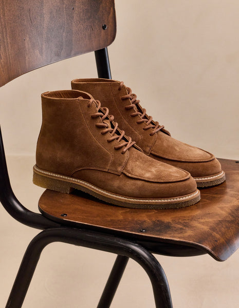 Boots Hugo - Cognac suede display picture 2