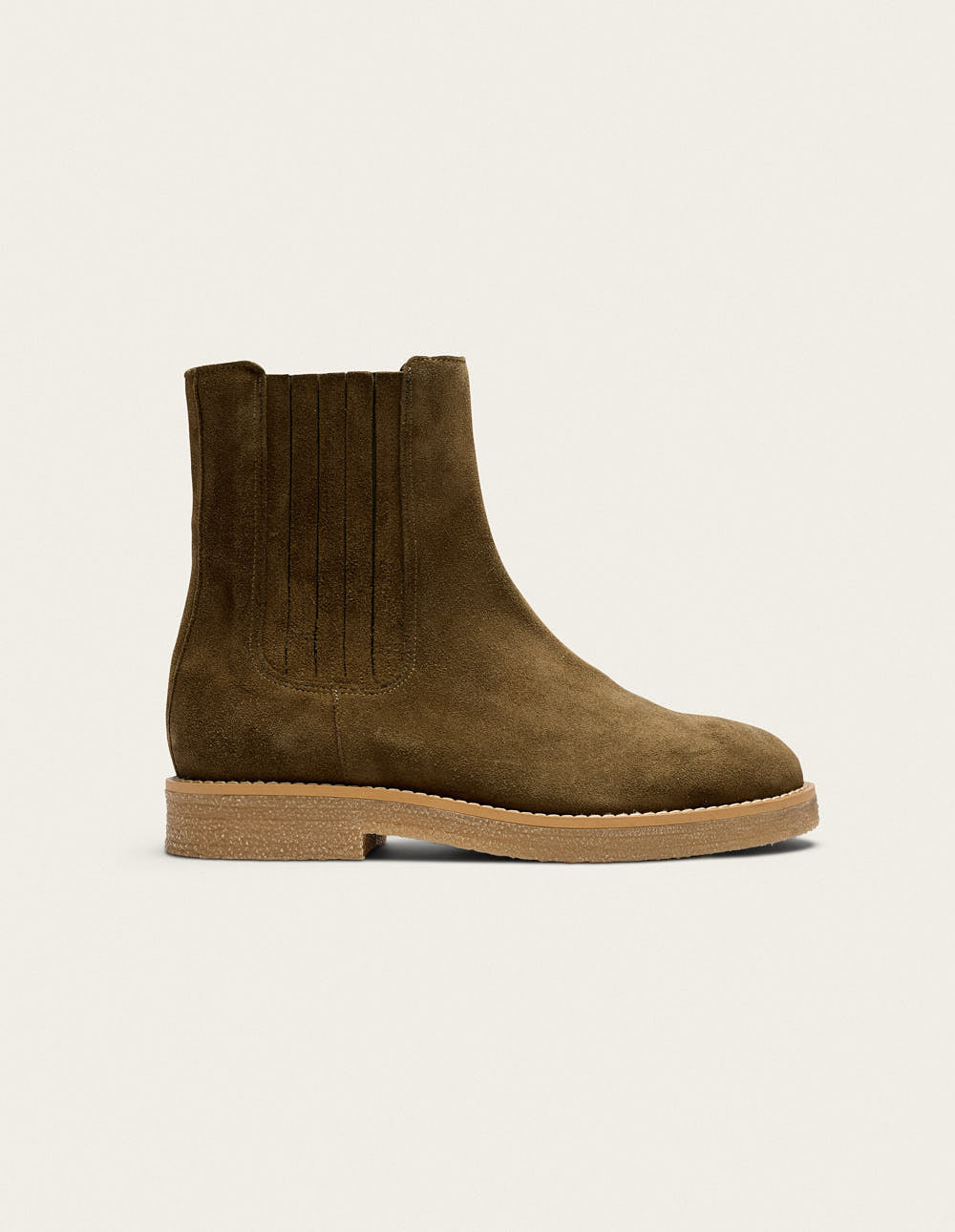 Bottines Isaure - Suède kaki