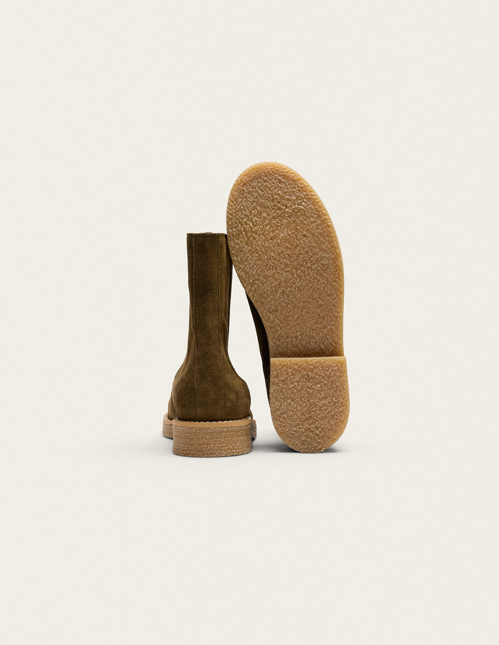 Bottines Isaure - Suède kaki