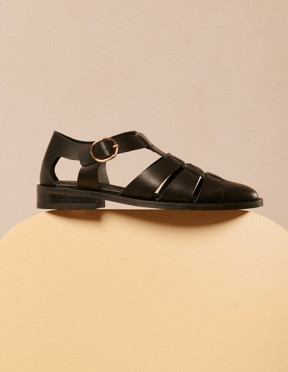 Sandals Inès - Black leather