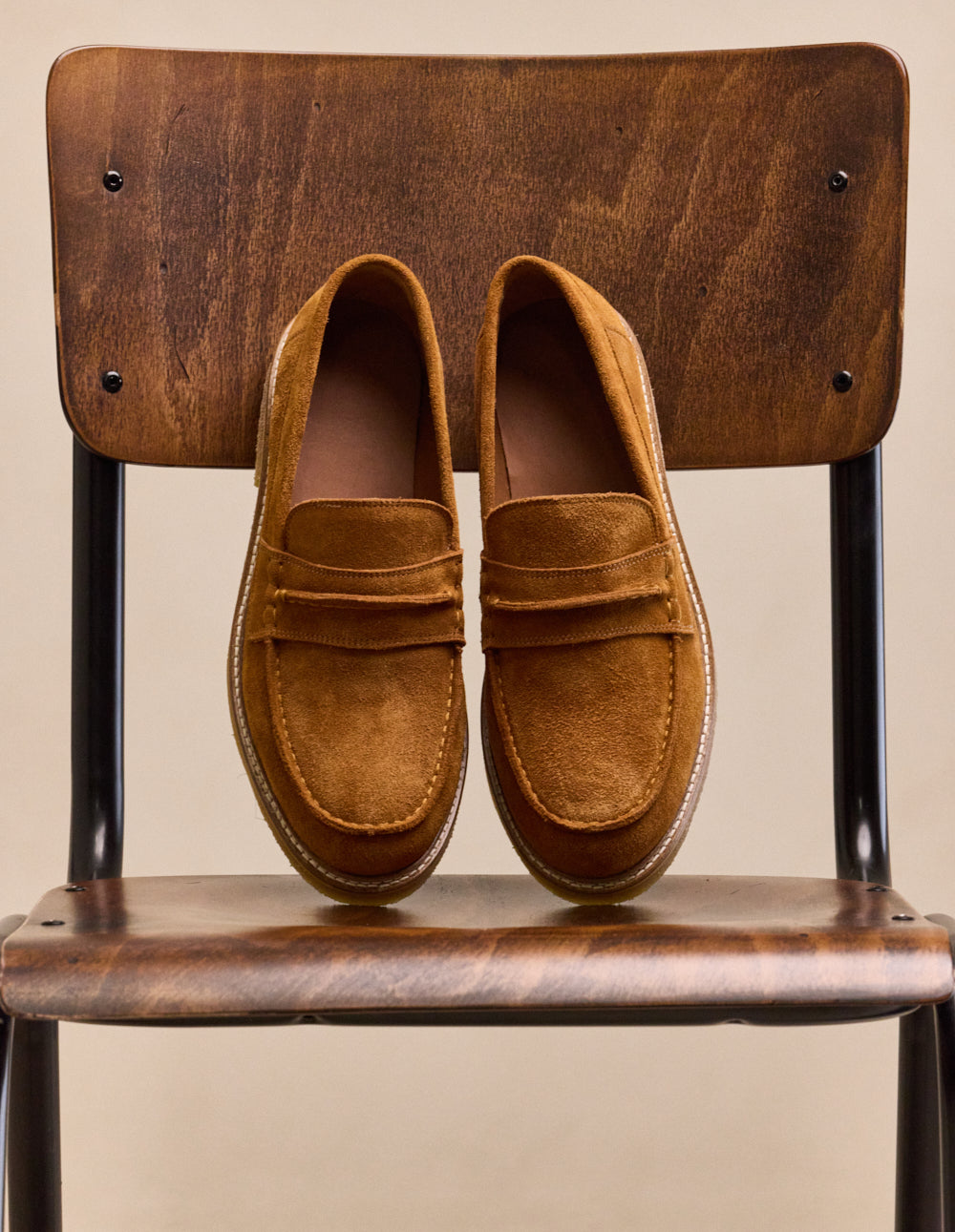 Irvin loafers - Amber suede
