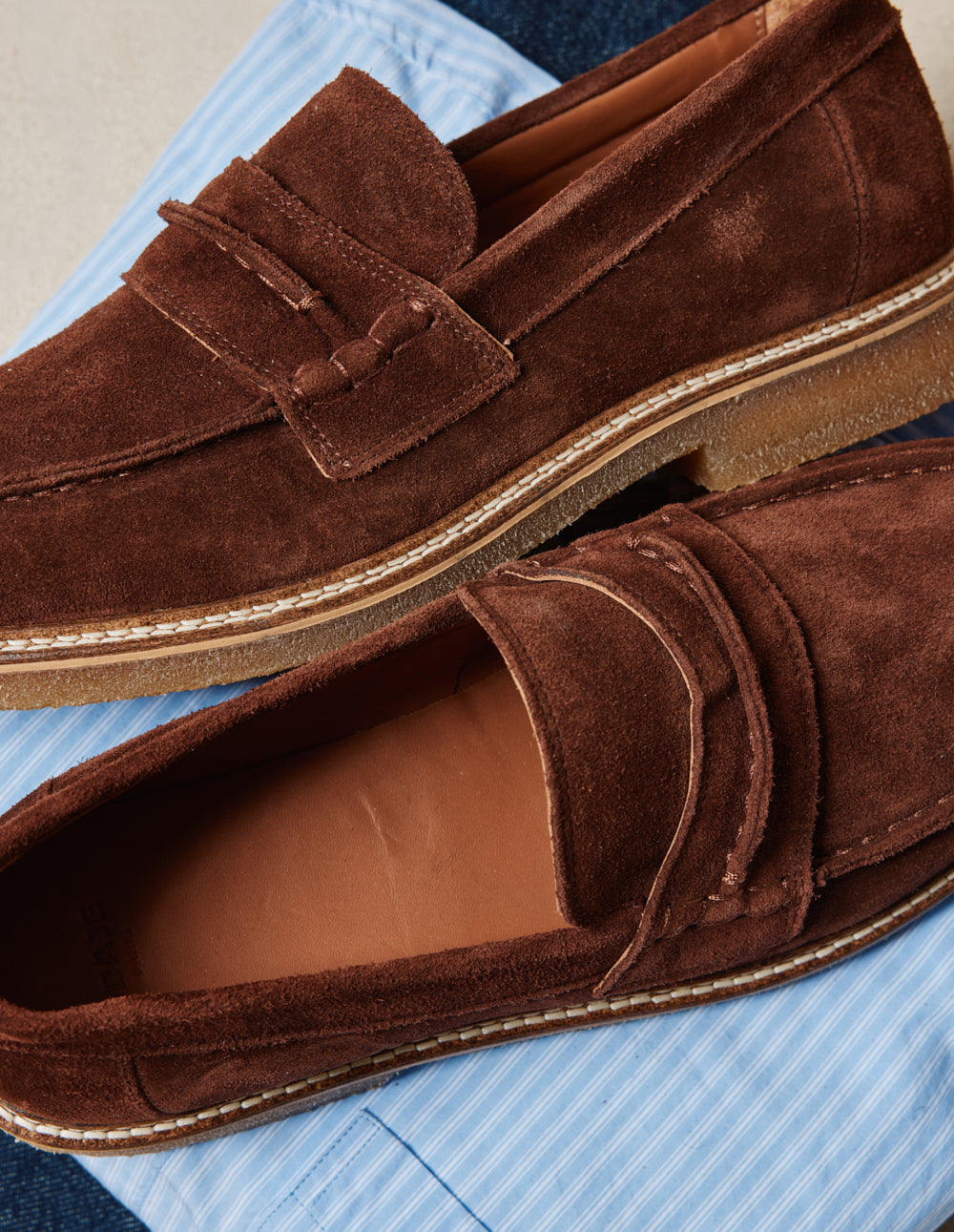 Mocassins Irvin - Suède marron