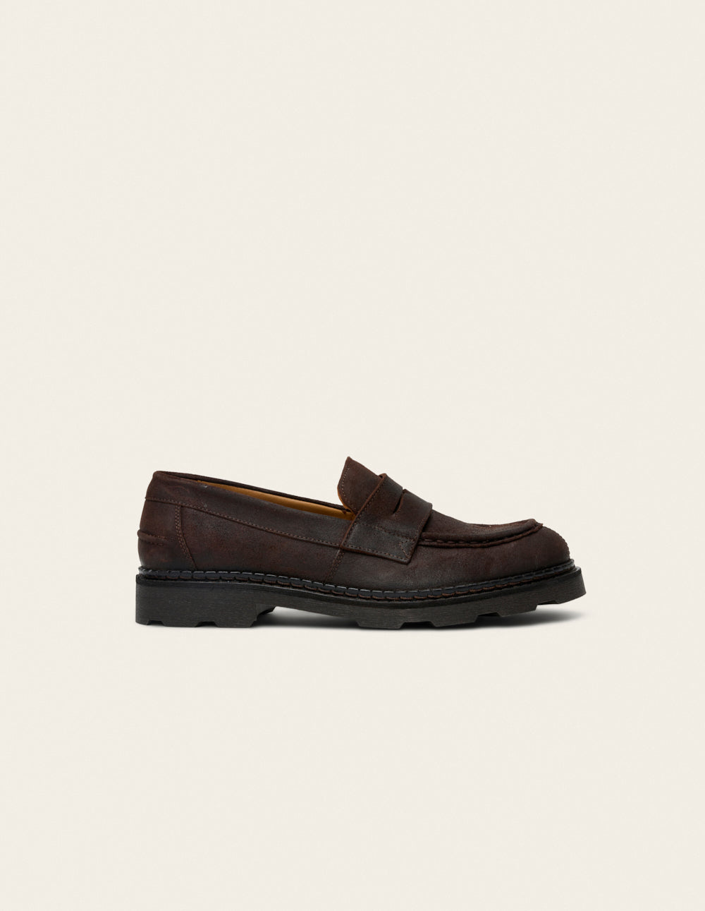 Izro loafers - Brown oiled suede