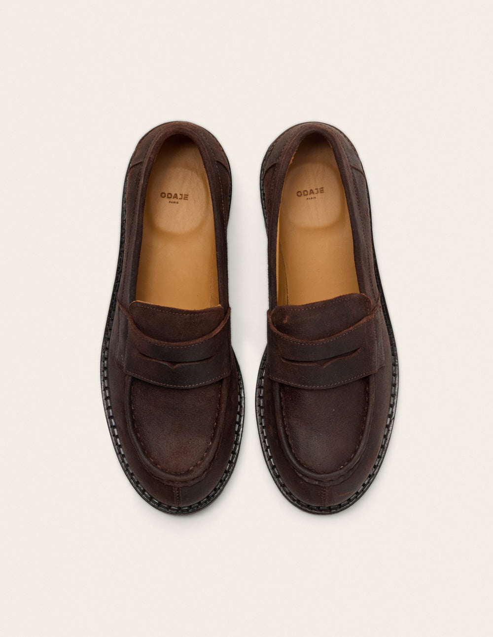 Izro loafers - Brown oiled suede