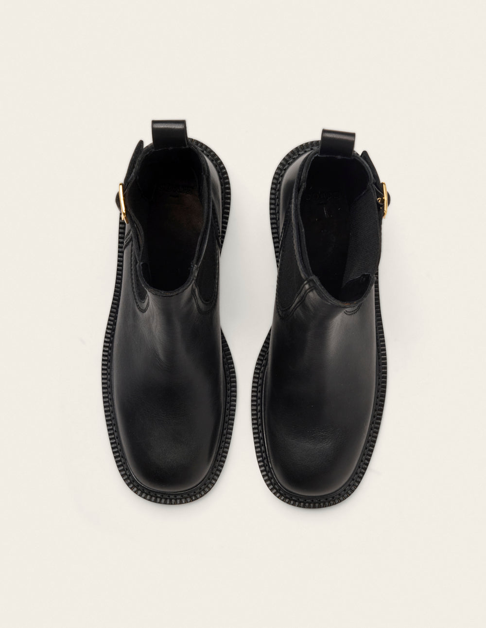 Bottines à talons Jaya - Cuir noir
