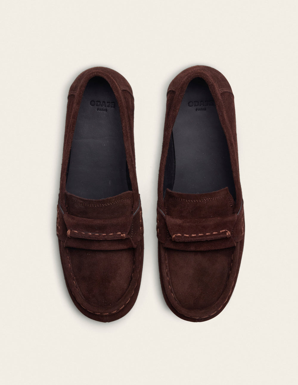 Mocassins Jylis - Suède chocolat