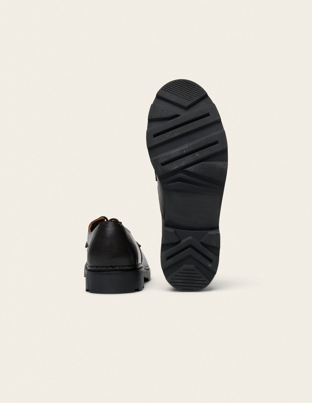Kade derby - Brown Grained Leather