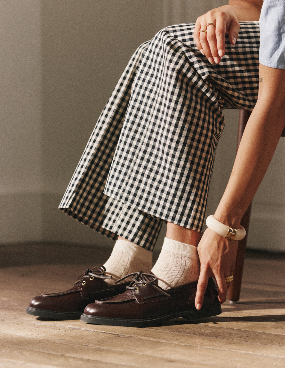 Layo derby - Brown leather