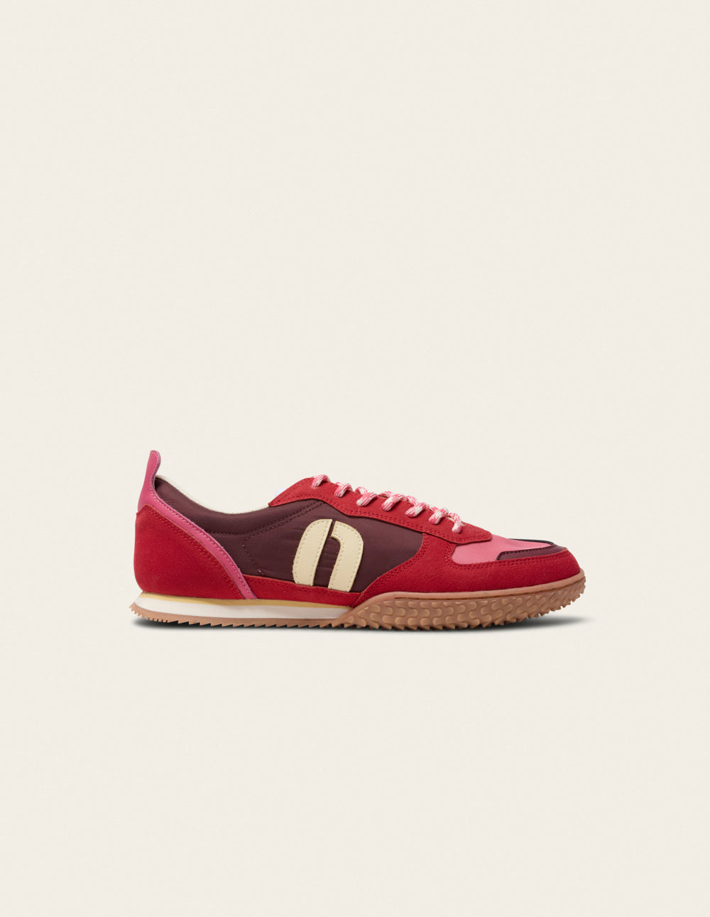 Layras trainers - Red burgundy pink