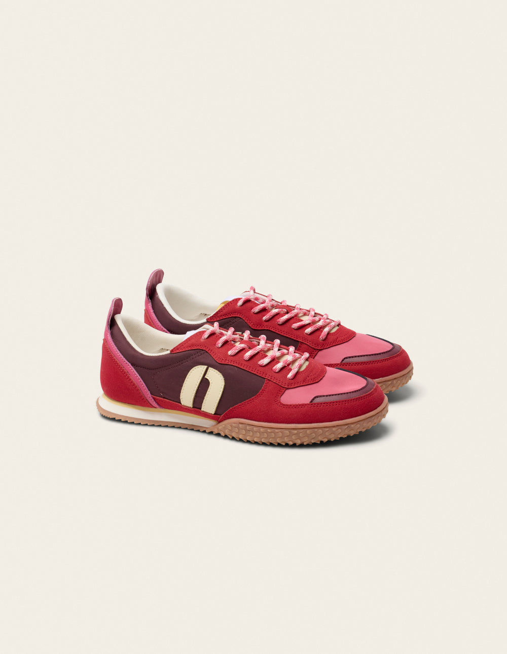 Layras trainers - Red burgundy pink