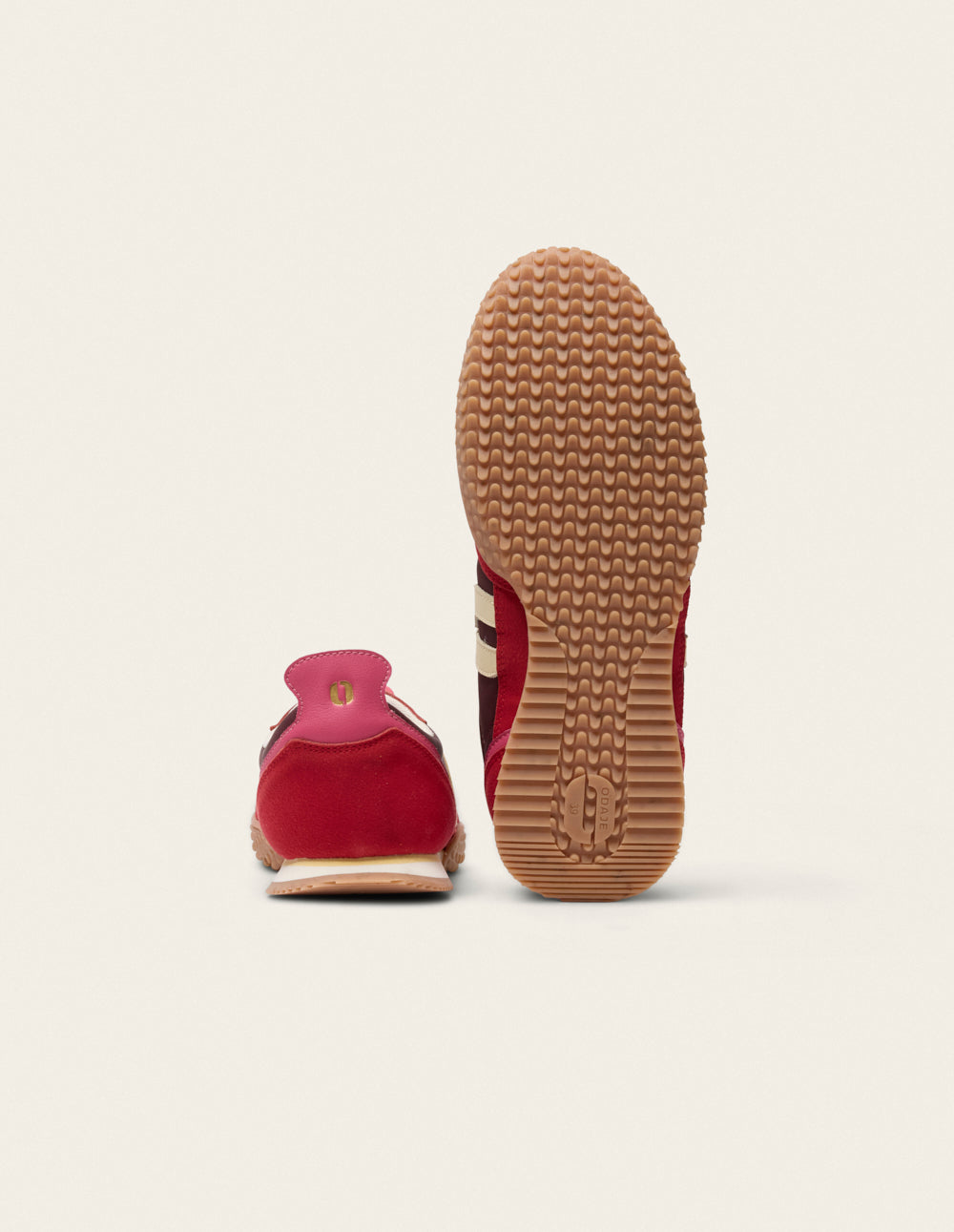 Layras trainers - Red burgundy pink