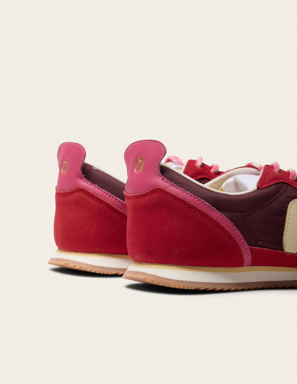 Layras trainers - Red burgundy pink