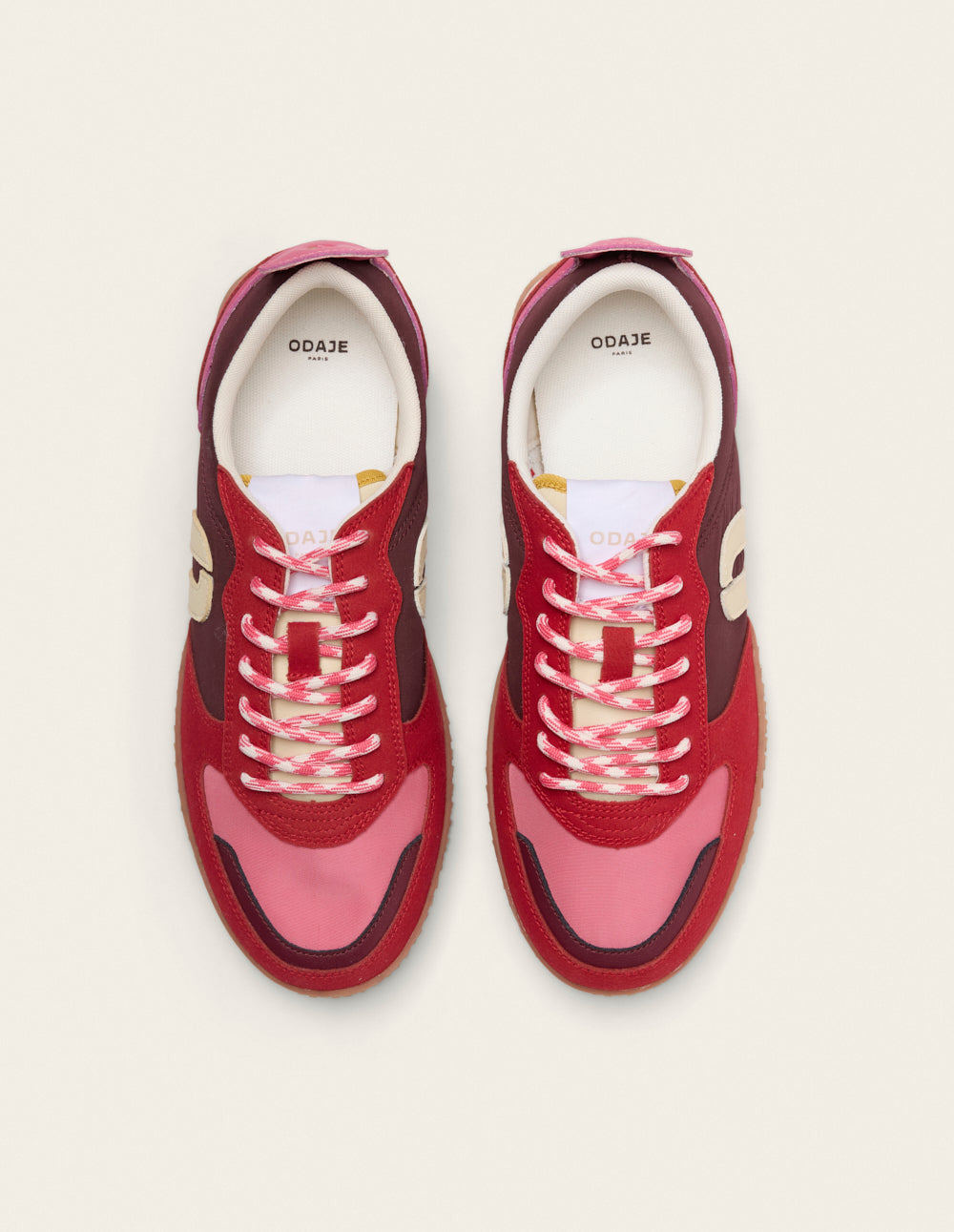 Layras trainers - Red burgundy pink