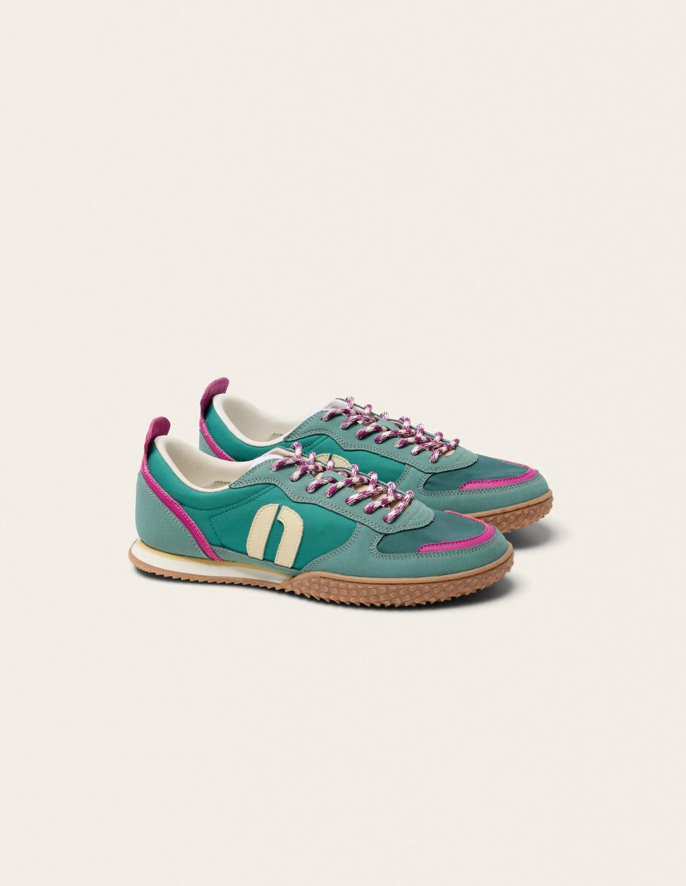 Baskets Layras - Vert fuchsia sapin