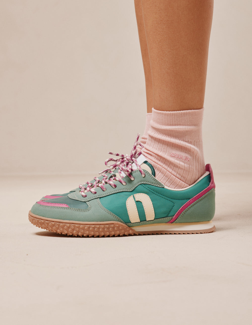 Baskets Layras - Vert fuchsia sapin