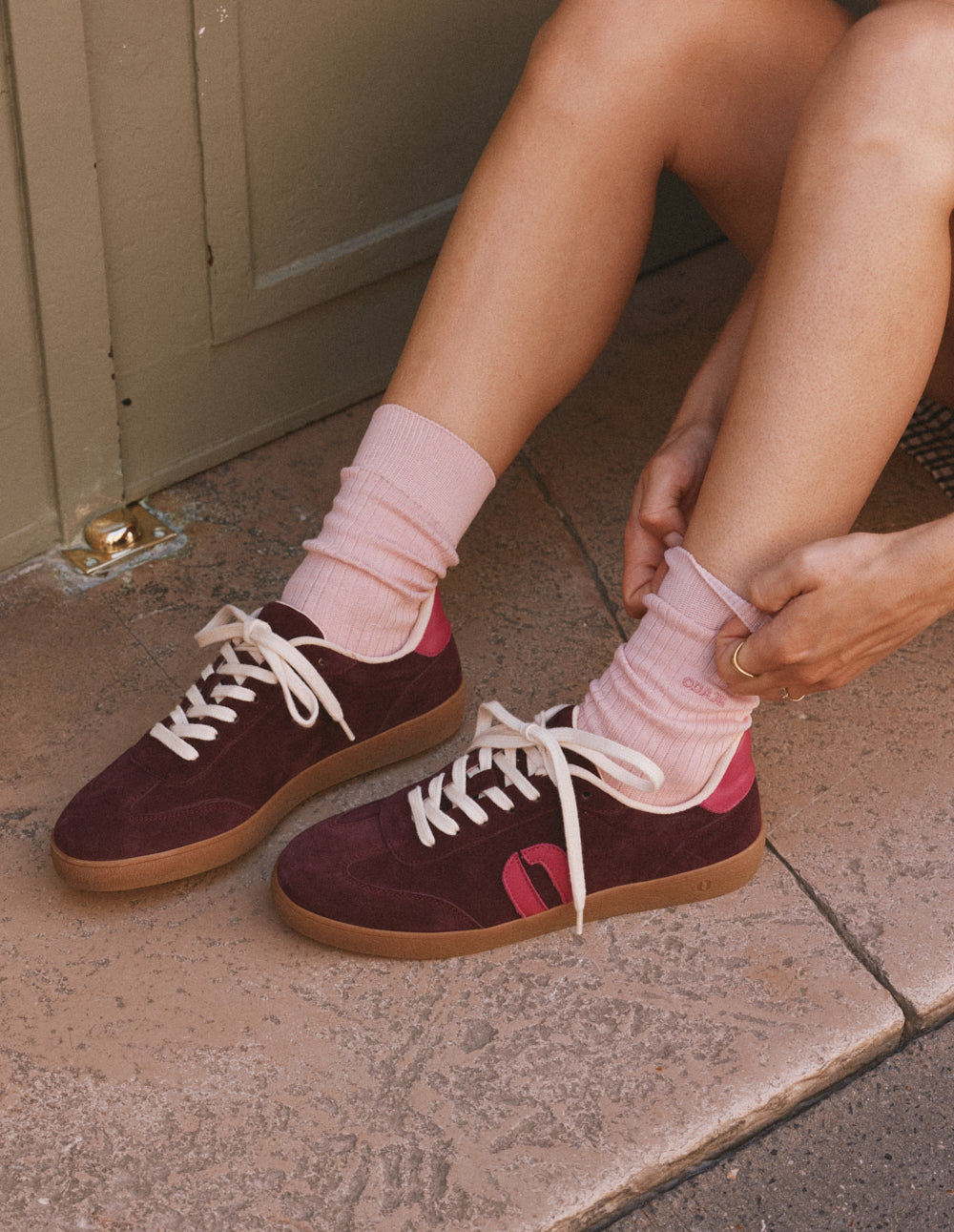 Baskets Lucia - Aubergine fuchsia