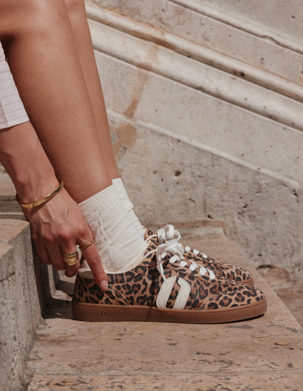 Lucia low-top trainers - Leopard