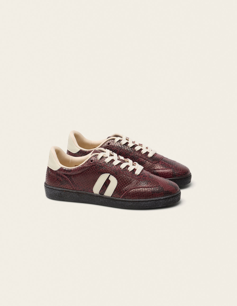 Baskets Lucia - Python bordeaux