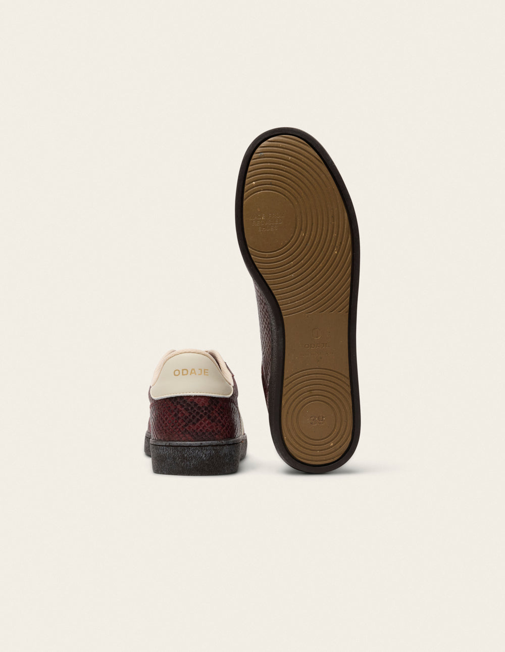 Baskets Lucia - Python bordeaux