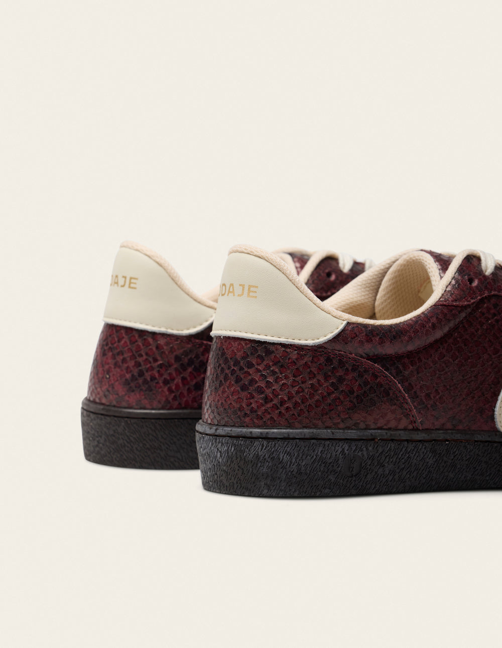 Baskets Lucia - Python bordeaux
