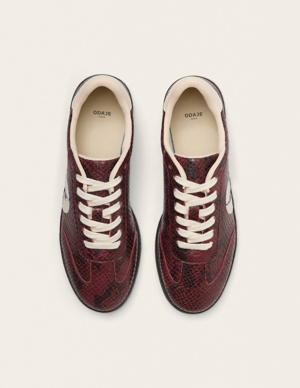 Baskets Lucia - Python bordeaux