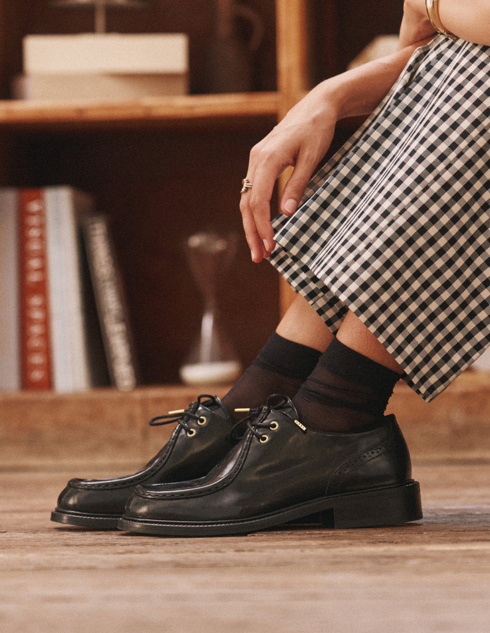 Luma derby - Black Box Leather