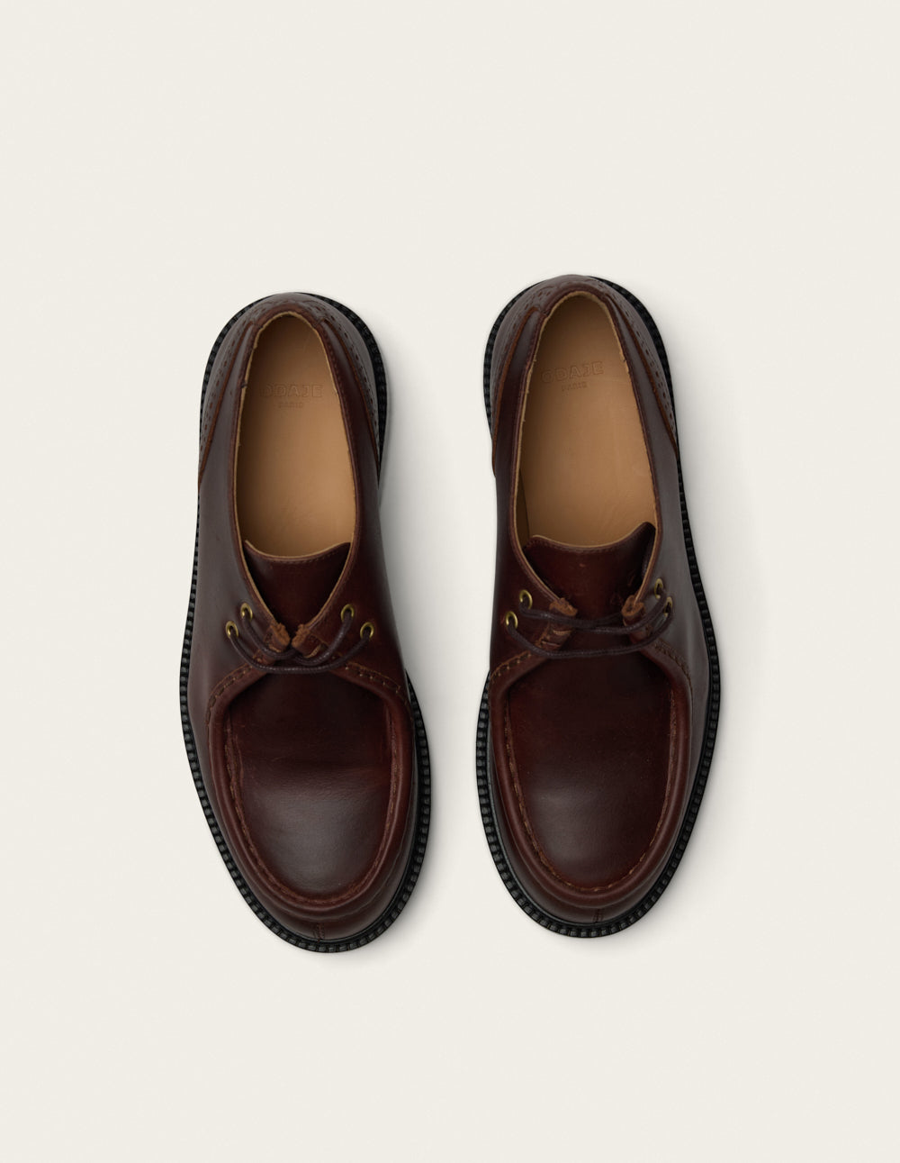 Derbies Luma - Cuir pull-up marron