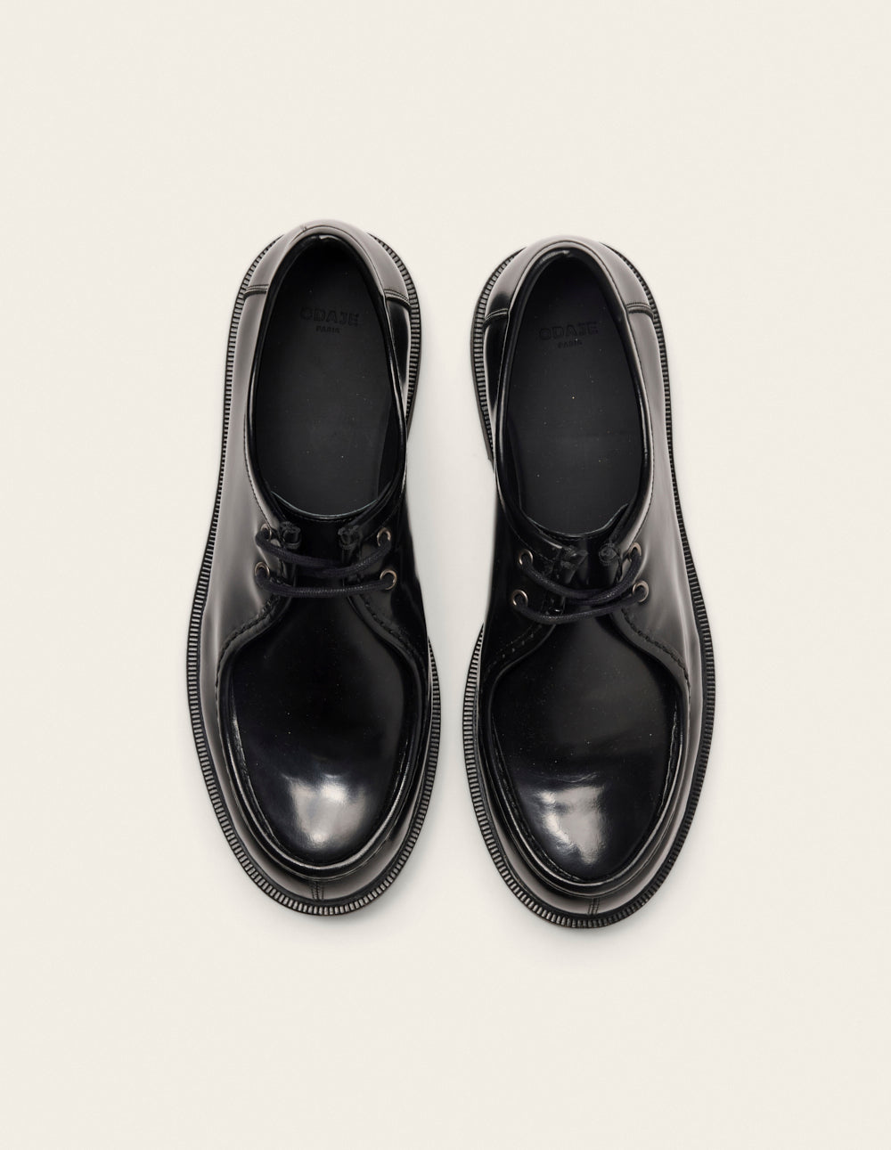 Luno derby - Black Box Leather