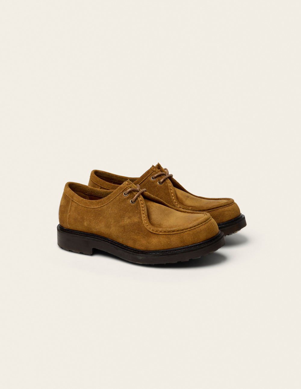 Luno derby - Cognac oiled suede