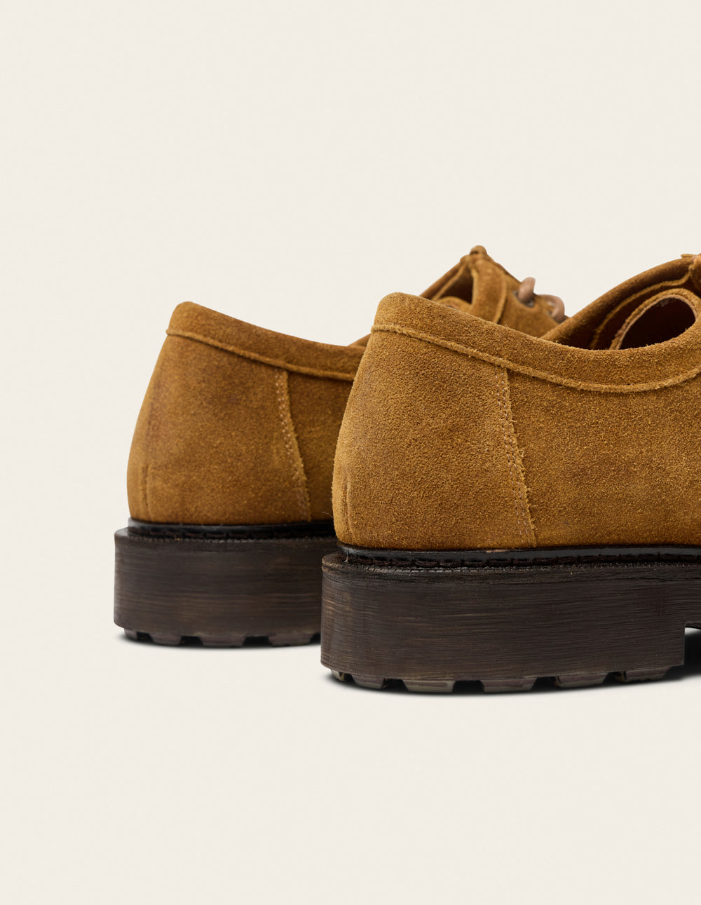 Luno derby - Cognac oiled suede