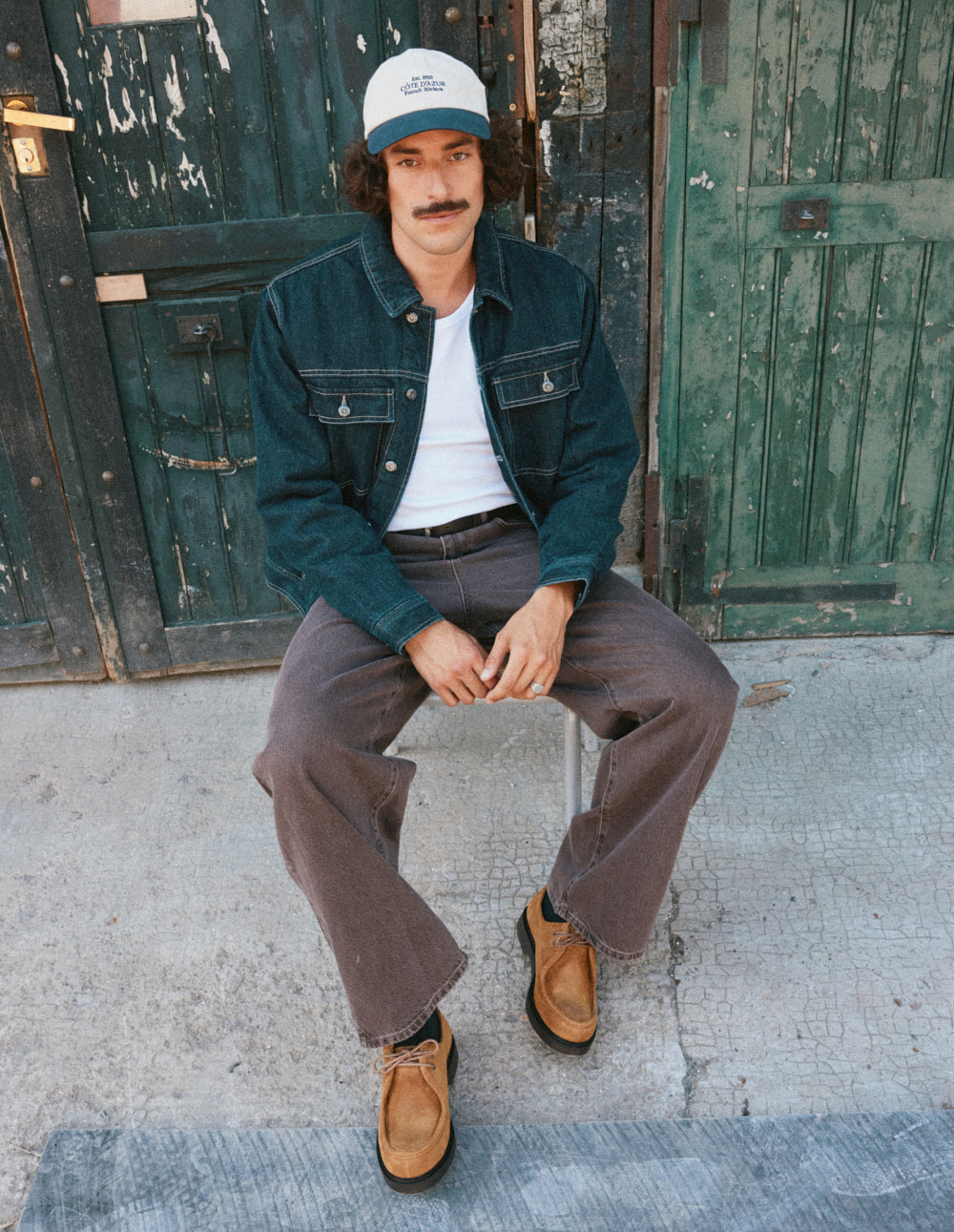 Luno derby - Cognac oiled suede