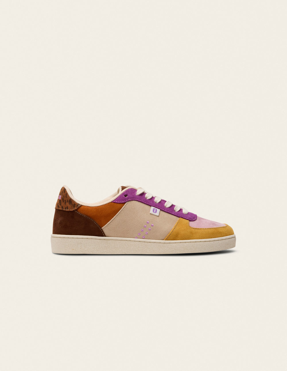 Baskets Marie - Ocre lilas violet