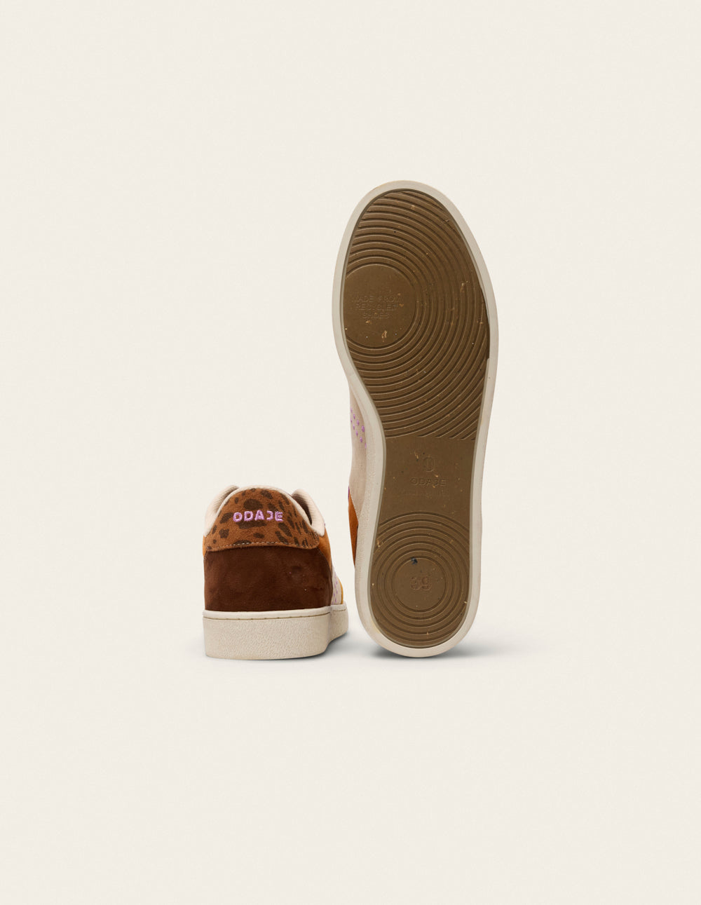 Baskets Marie - Ocre lilas violet