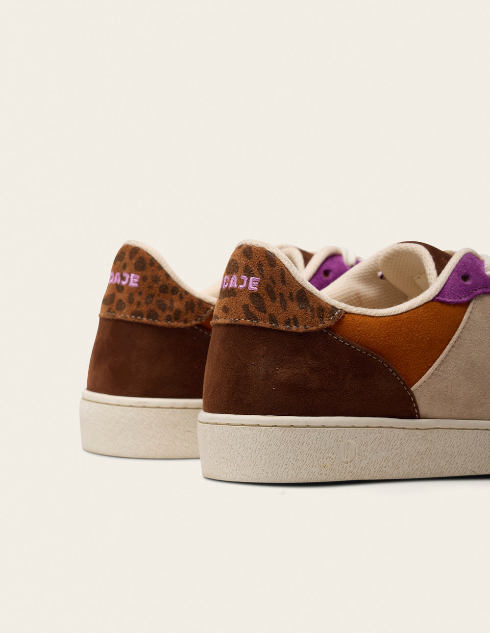 Baskets Marie - Ocre lilas violet