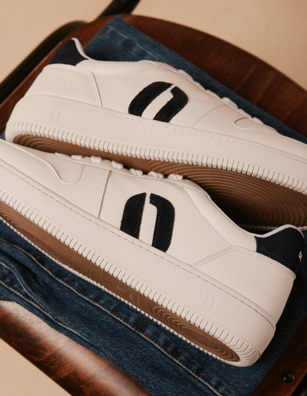 Matthieu Low-top trainers - Navy white