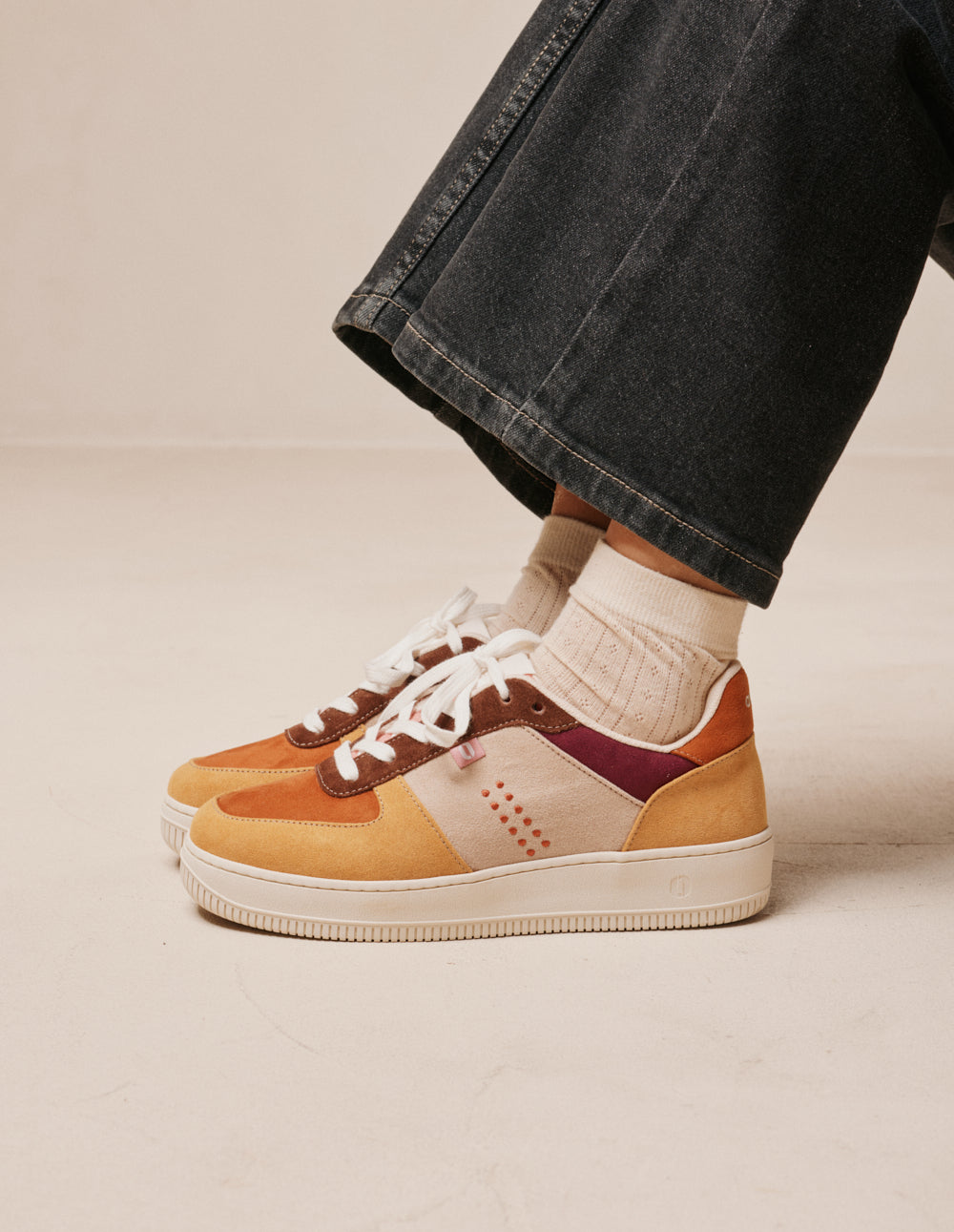 Baskets Maxence F - Ocre terracotta marron