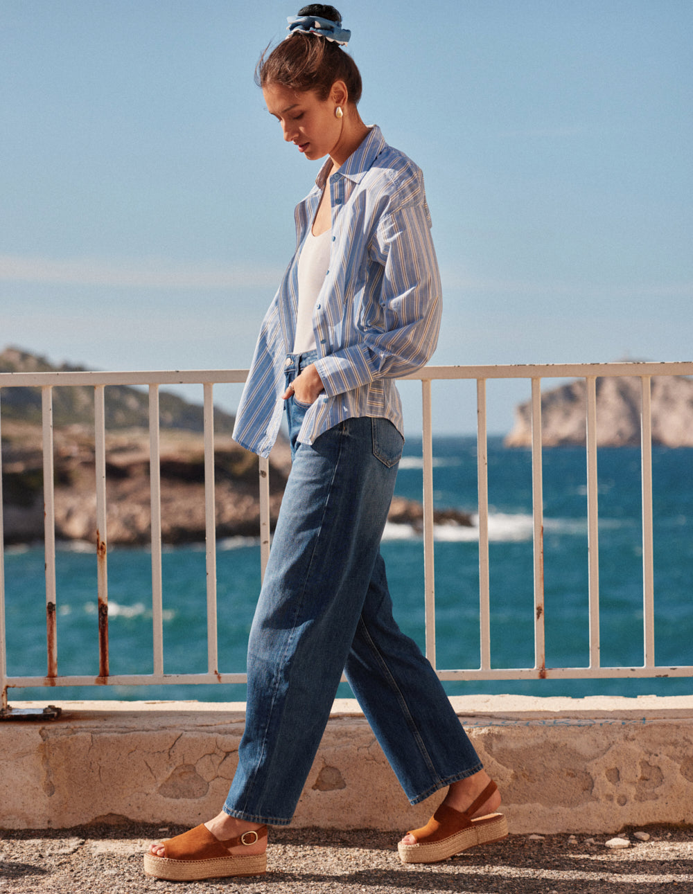 Maya Espadrilles - Amber suede