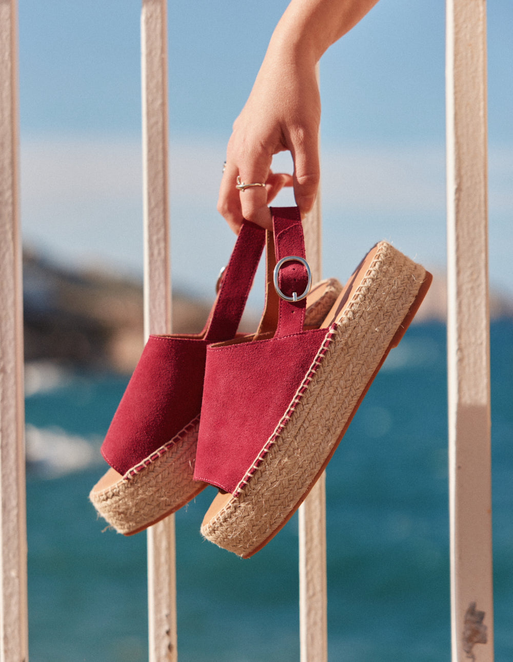 Maya Espadrilles - Purple Suede