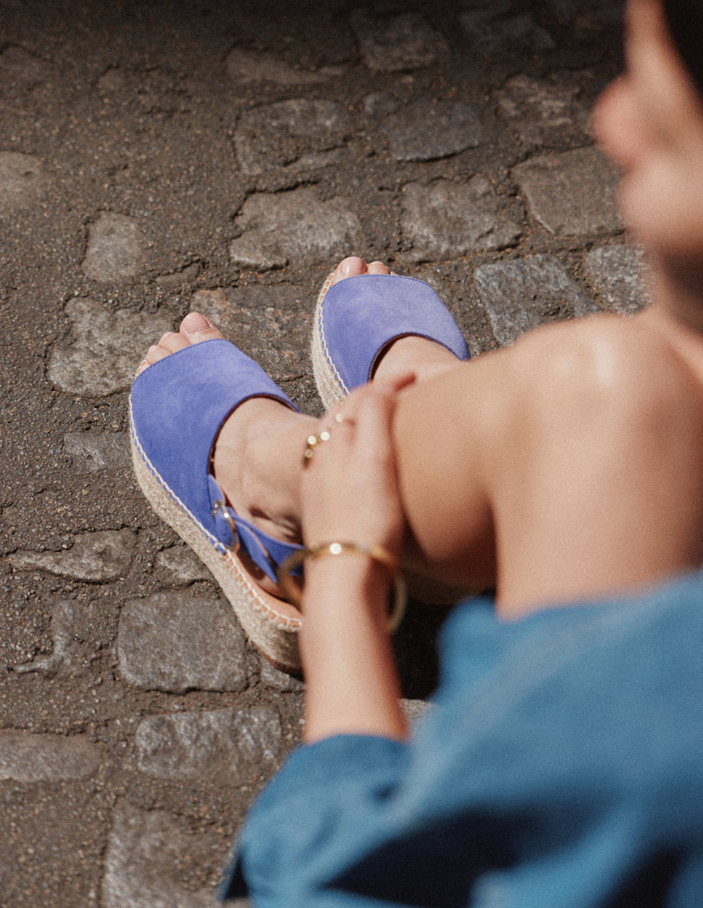 Maya espadrilles - Purple Suede