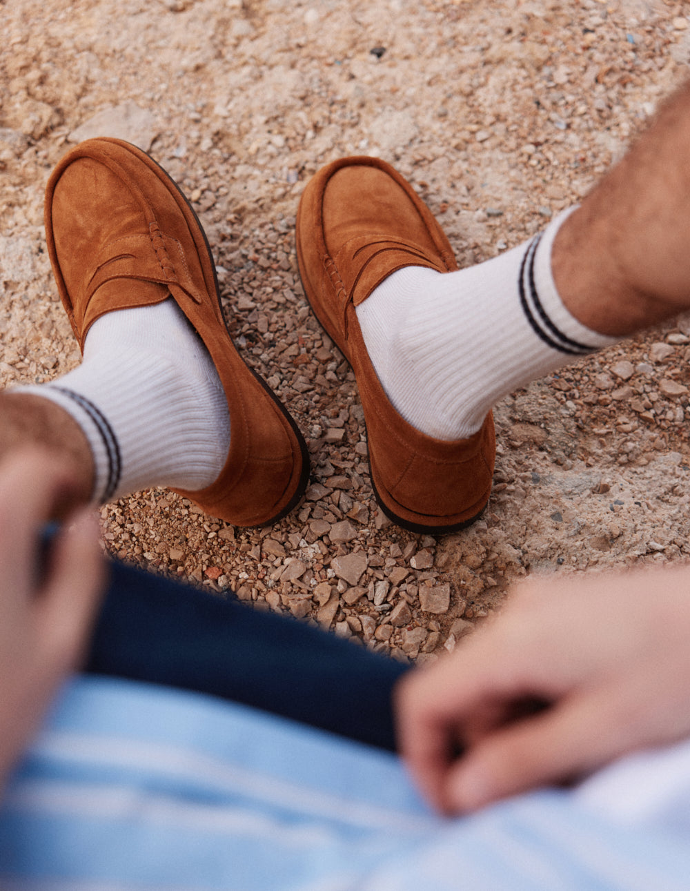 Mocassins Mazen - Suède ambre