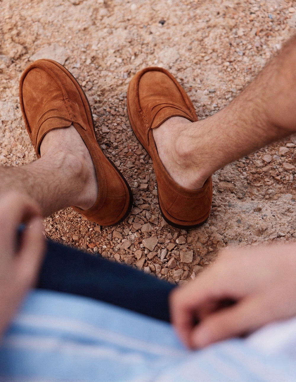 Mazen loafers - Amber suede