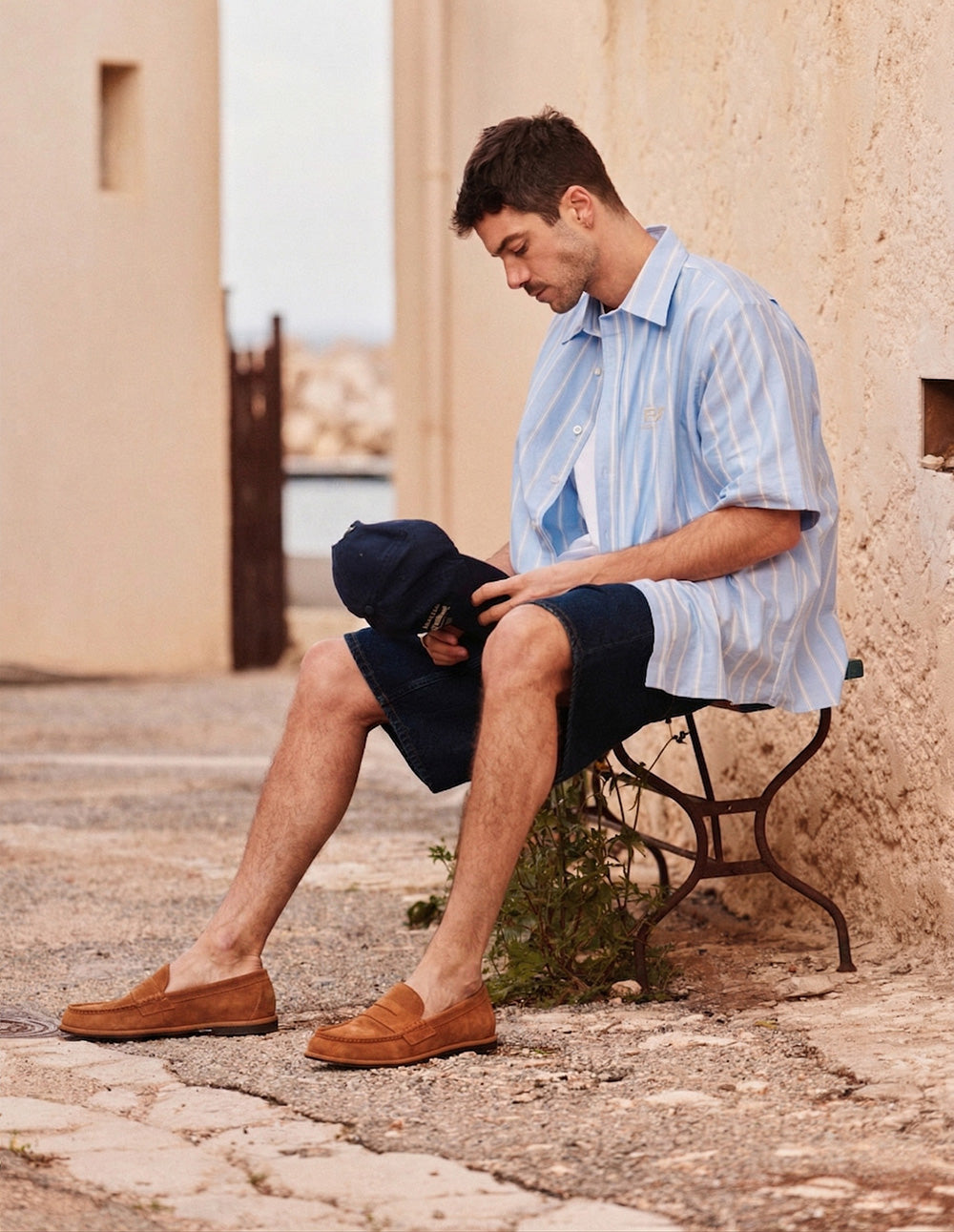 Mazen loafers - Amber suede