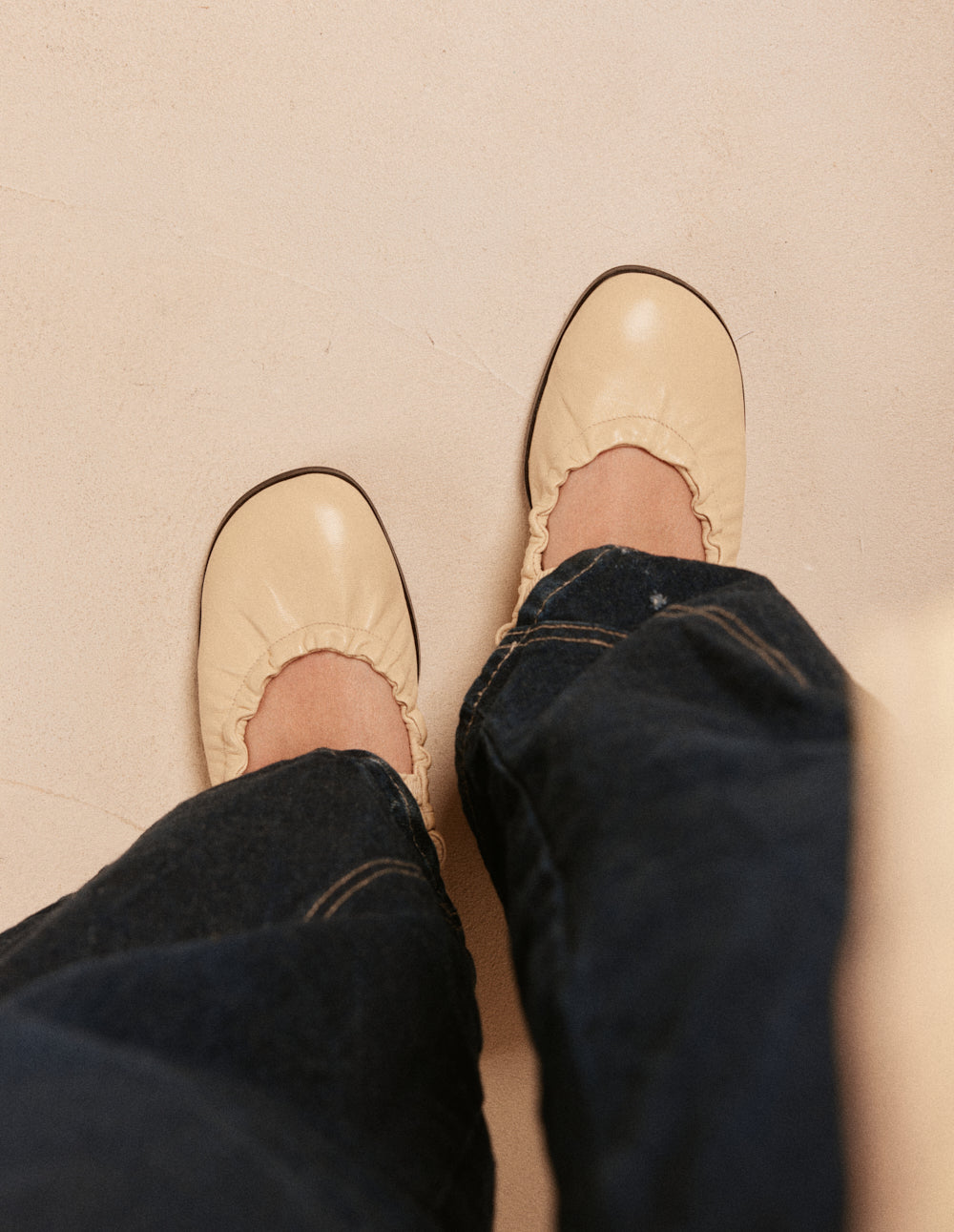 Miluna Ballet flats - Almond Leather