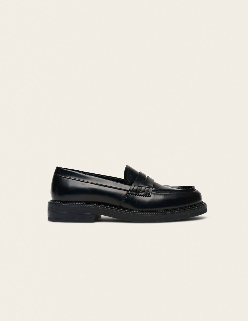 Mocassins Mosi - Cuir box noir